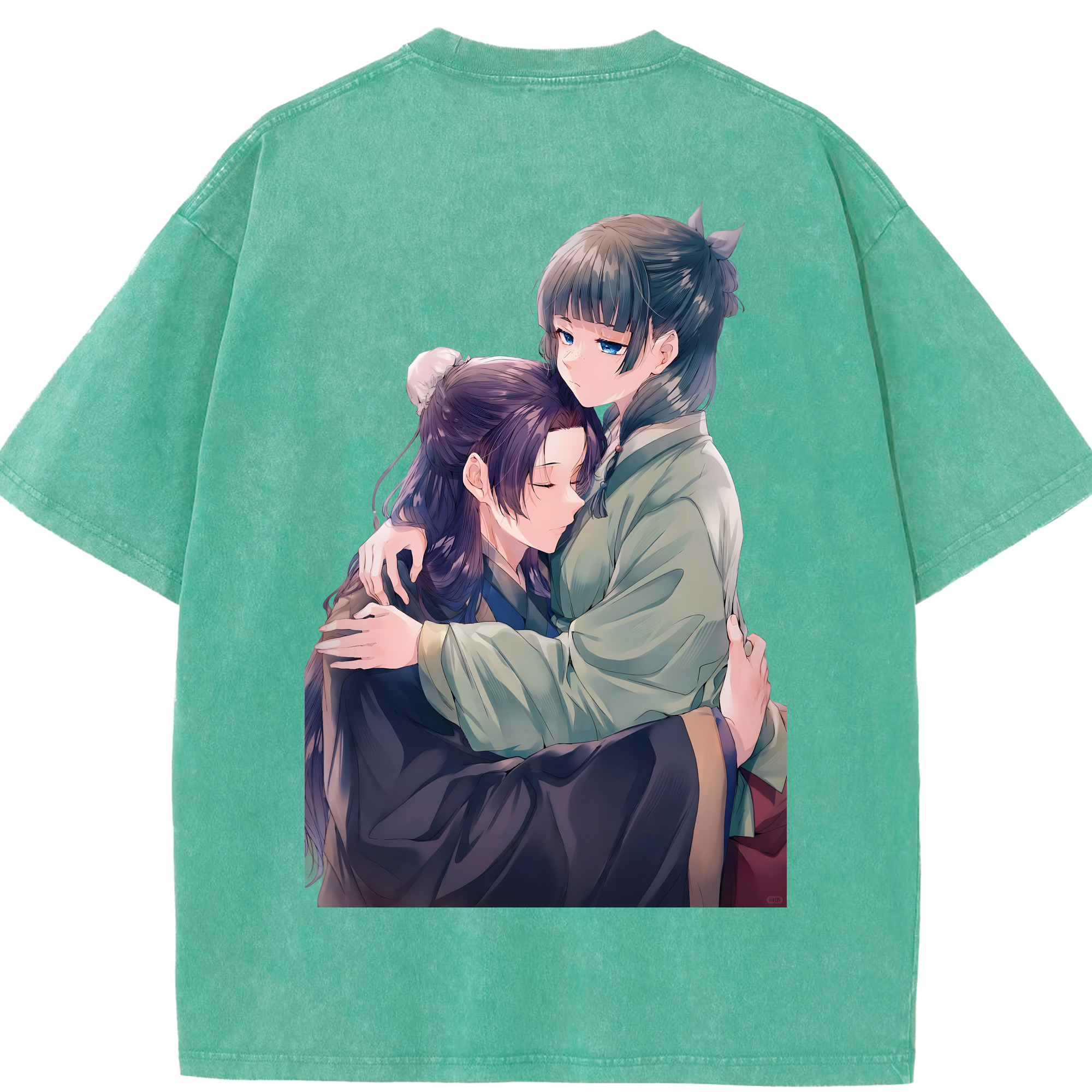 （画像用） 薬屋のひとりごと The Apothecary Diaries 綿100% ヴィンテージ風 半袖Tシャツ（背面プリント）